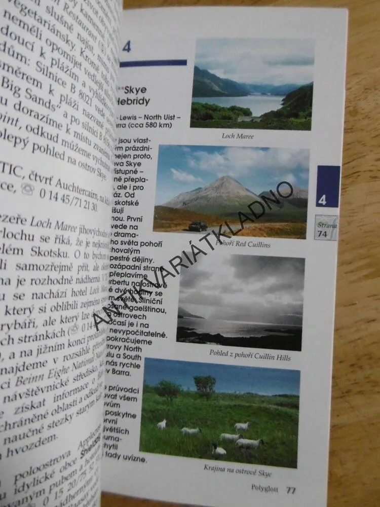 SKOTSKO, PRŮVODCE, **an