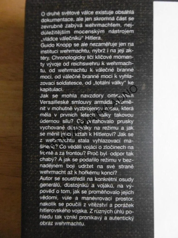 WEHRMACHT BILANCE, GUIDO KNOPP, **an