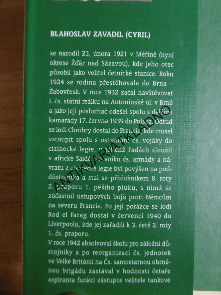 NEBYLI JSME SVATÍ, BLAHOSLAV ZAVADIL, **an