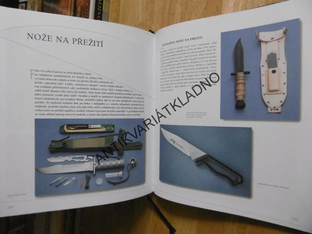 VELKÁ OBRAZOVÁ ENCYKLOPEDIE NOŽŮ, ZBRANĚ, **an