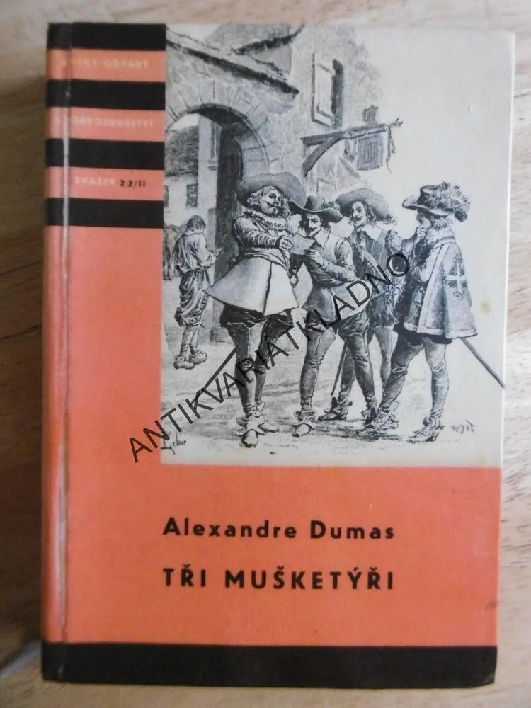 KOD 23/1-2, TŘI MUŠKETÝŘI, ALEXANDER DUMAS, 1958, **an
