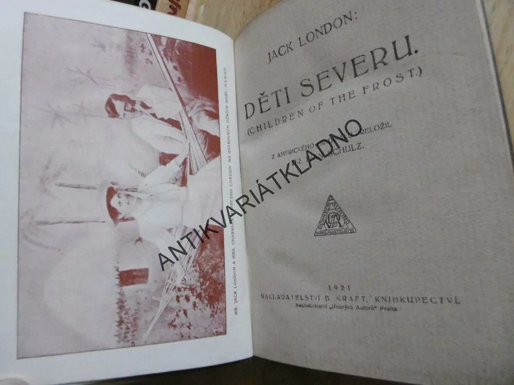 DĚTI SEVERU, JACK LONDON, 1921, **an