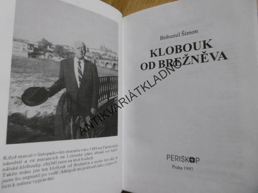 KLOBOUK OD BREŽNĚVA, BOHUMIL ŠIMON, **an