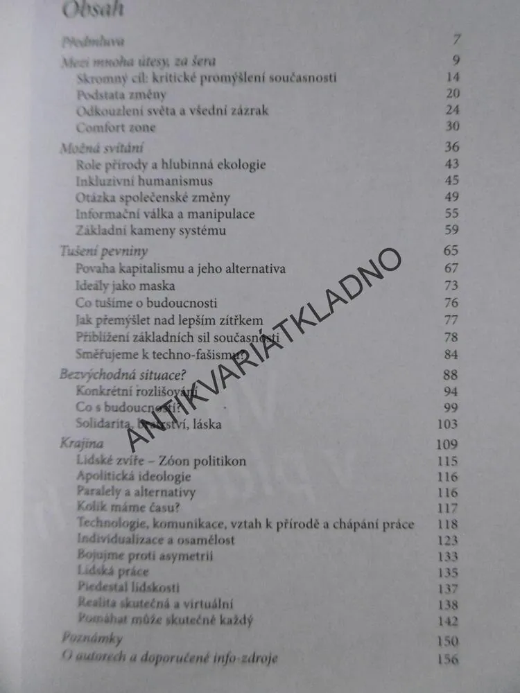 VOLBA LIDSKOSTI, ROZHOVOR NA DÁLKU, RUSEK, HRADIL, CHUM, **an