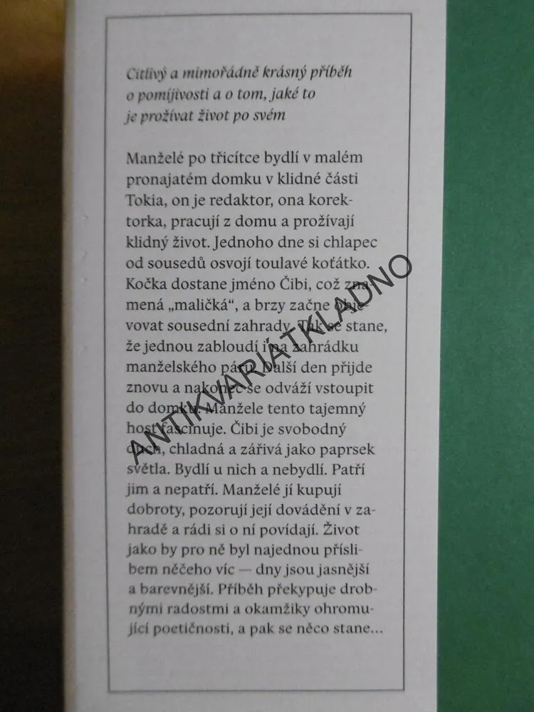 KOČIČÍ HOST, TAKAŠI HIRAIDE, **an