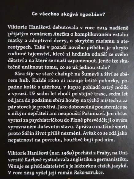 HOUBAŘKA, VIKTORIE HANIŠOVÁ, **an