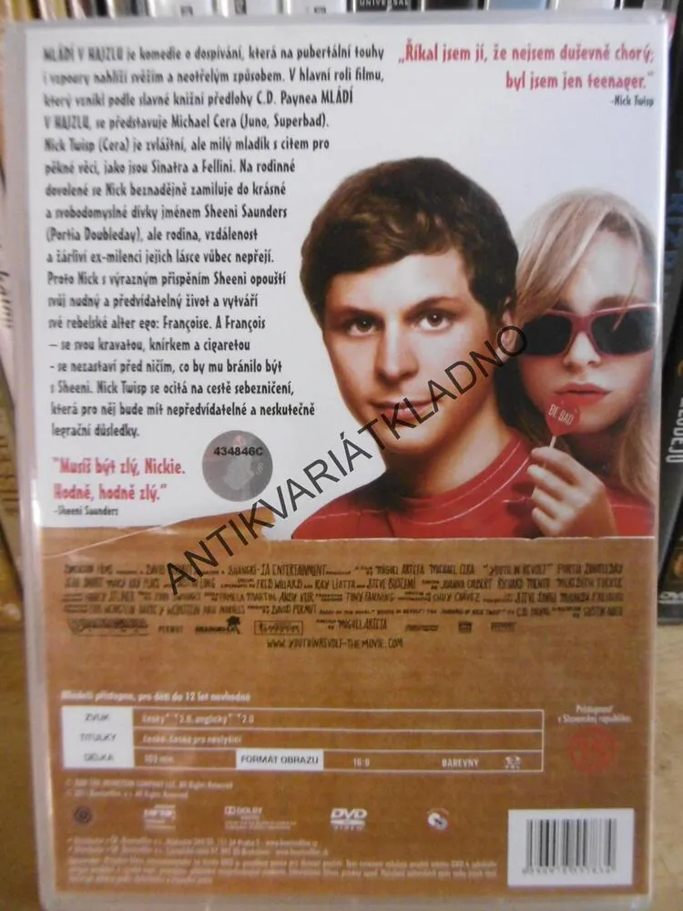 MLÁDÍ V HAJZLU, DVD FILM