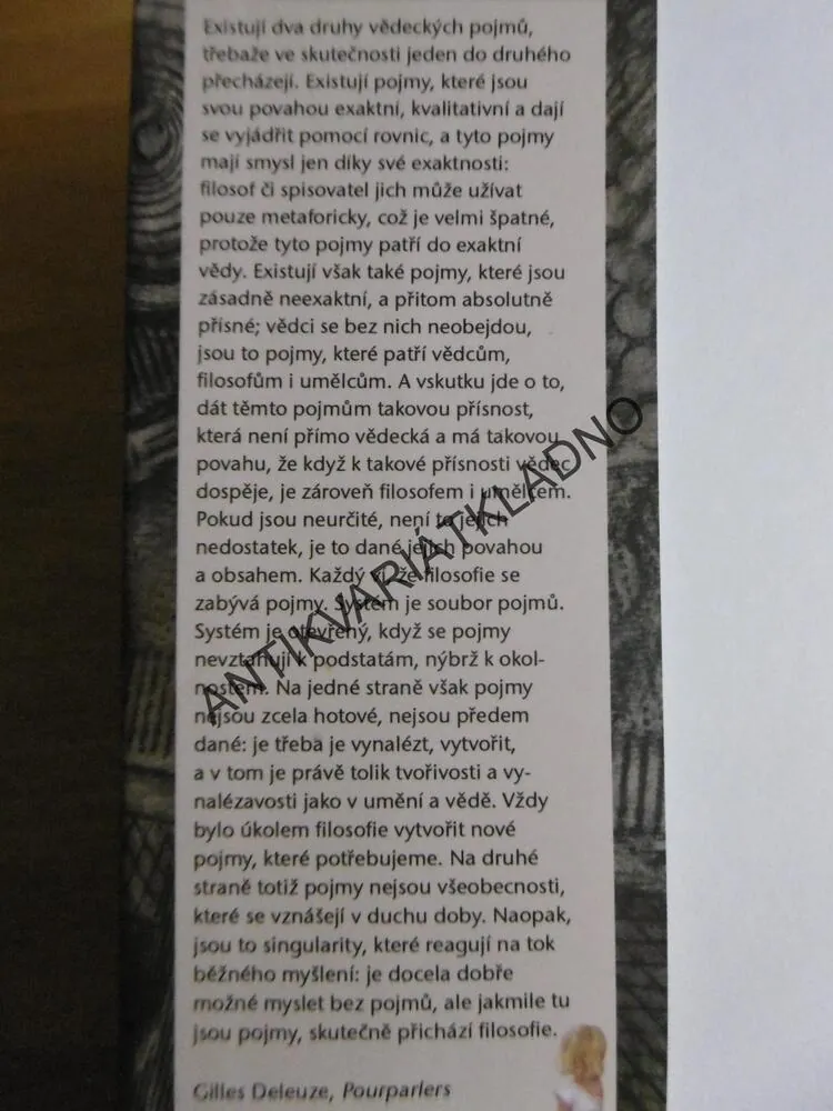 TISÍC PLOŠIN, GILLEWS DELEUZE, FÉLIX GUATTARI, **an