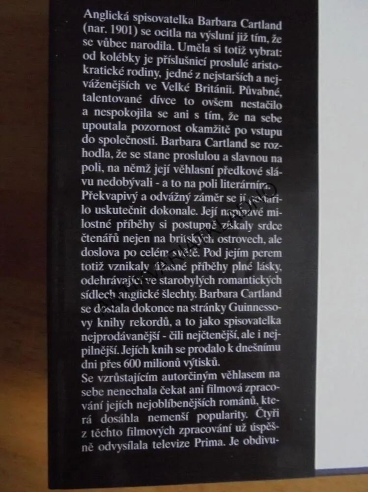 KOULO LÁSKY, BARBARA CARTLAND, CARTLANDOVÁ
