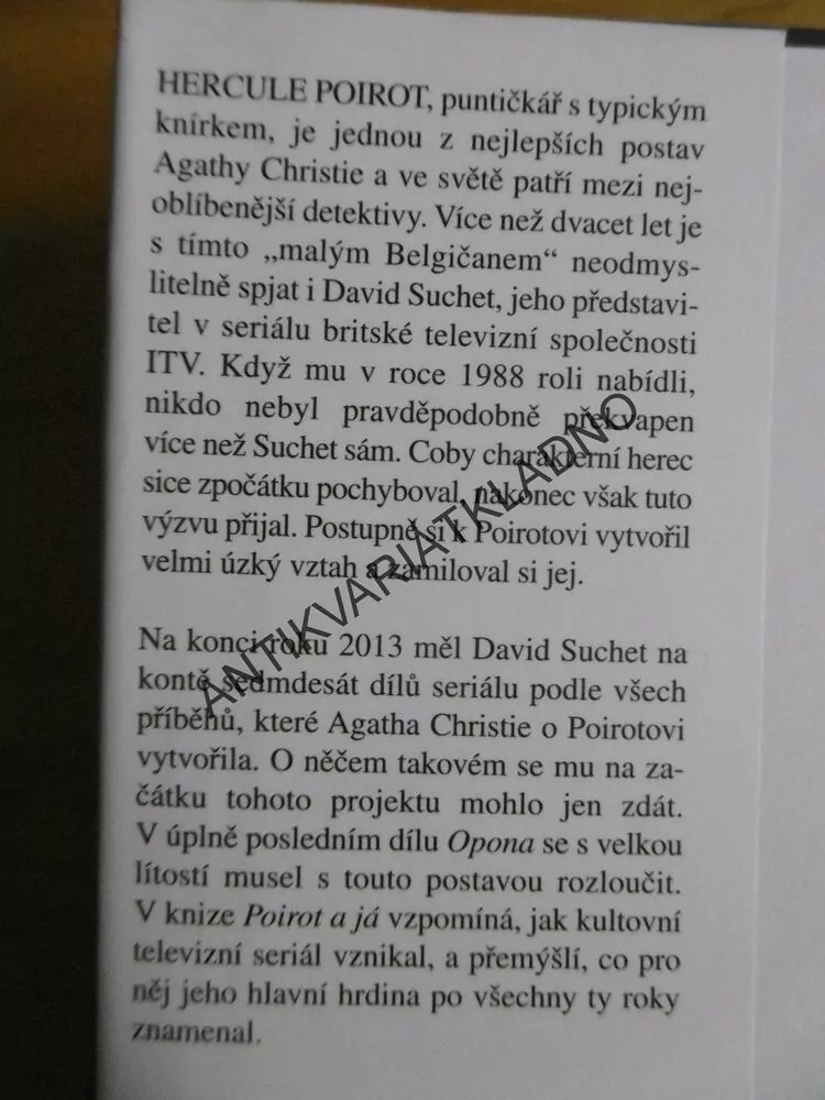 HERCULE POIROT A JÁ, DAVID SUCHET, **an