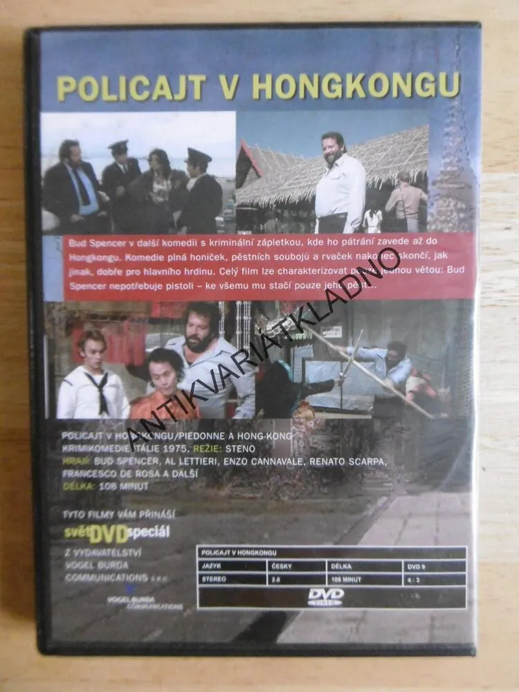 POLICAJT V HONKONGU, DVD FILM 