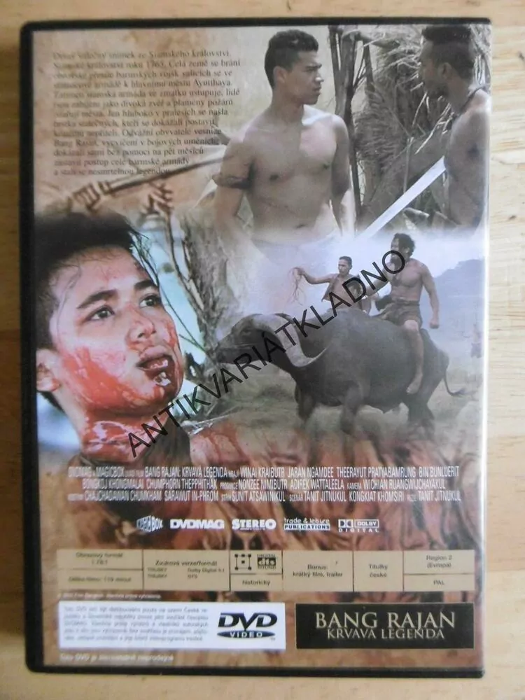 BANG RAJAN KRVAVÁ LEGENDA, DVD FILM