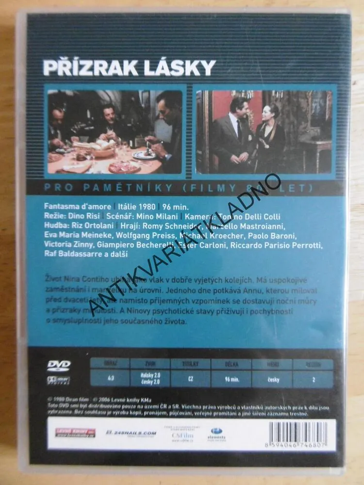 PŘÍZRAK LÁSKY, DINO RISSI, DVD FILM