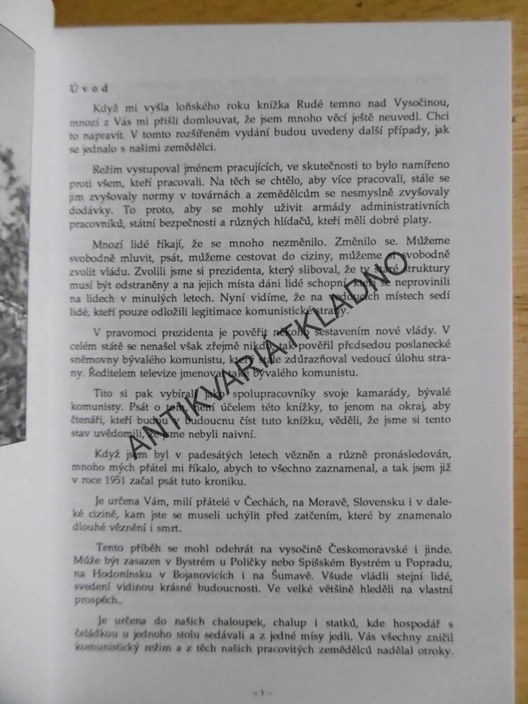RUDÉ TEMNO NAD VYSOČINOU, BOHUMIL ČERNÍK