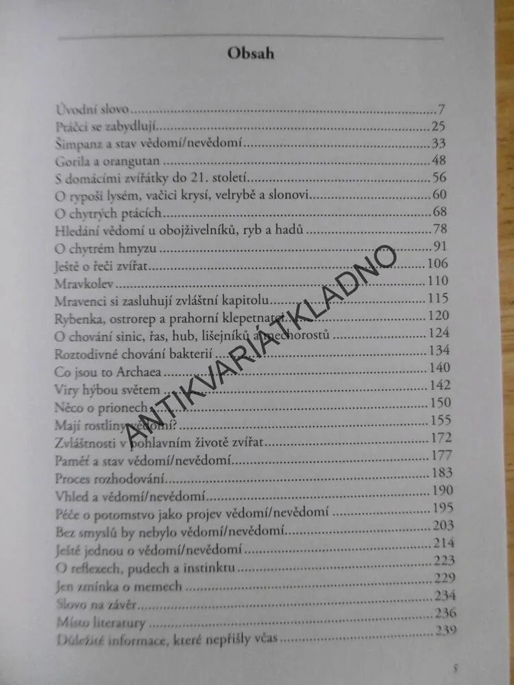 REHEK DOMÁCÍ, ÚVAHA O STAVU VĚDOMÍ A NEVĚDOMÍ, SLAVOJ HONTELA