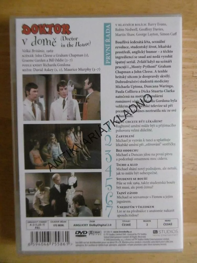 DOKTOR V DOMĚ, 1.,DÍLY 1-7., DVD FILM SITCOM