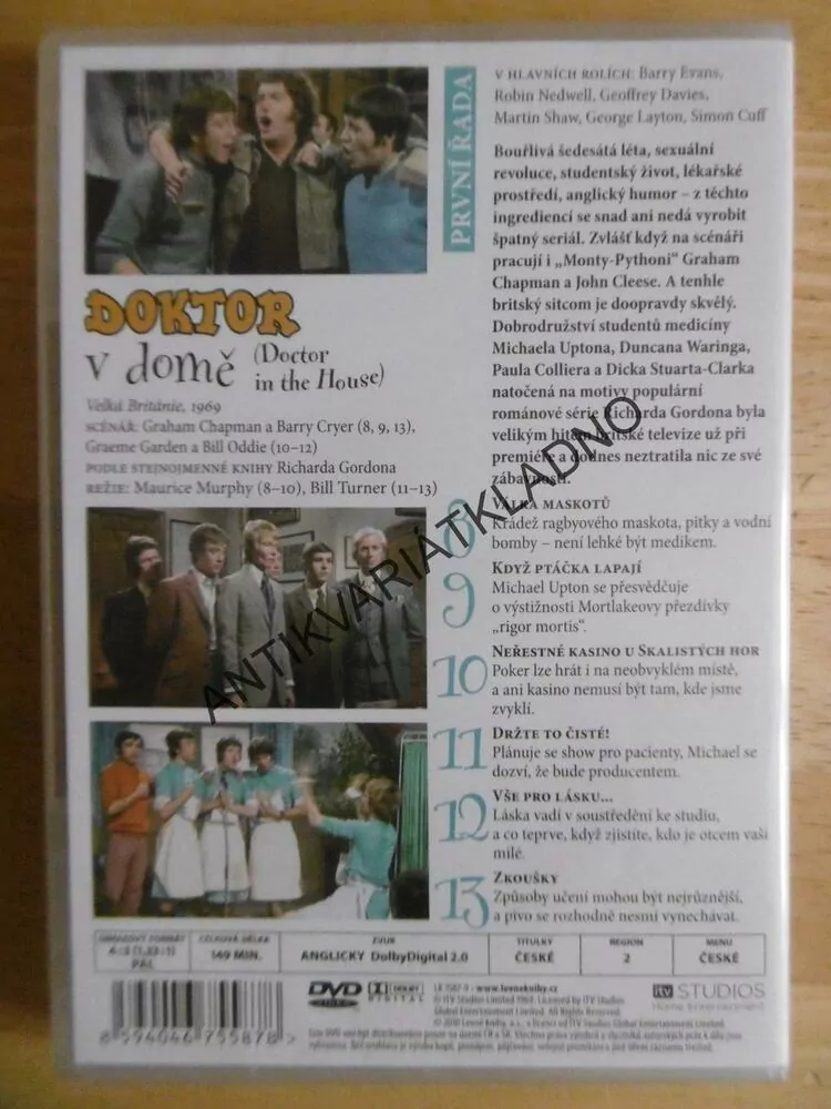 DOKTOR V DOMĚ, 1.,DÍLY 8-13., DVD FILM SITCOM