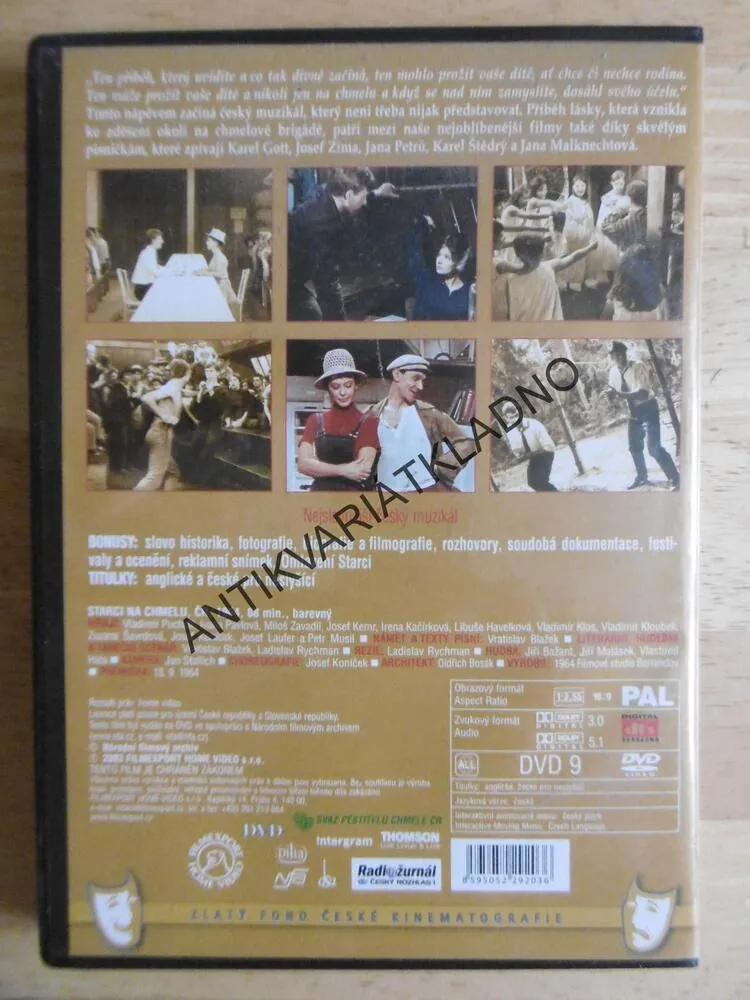 STARCI NA CHMELU, DVD FILM  ČR