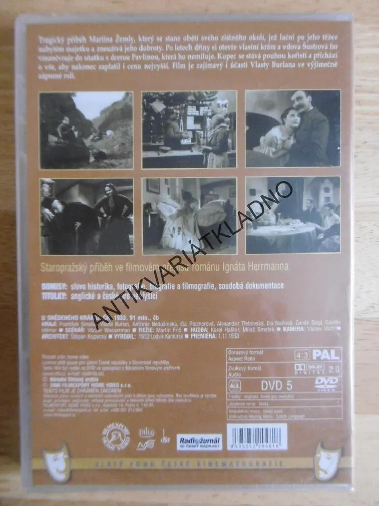 U SNĚDENÉHO KRÁMU, DVD FILM