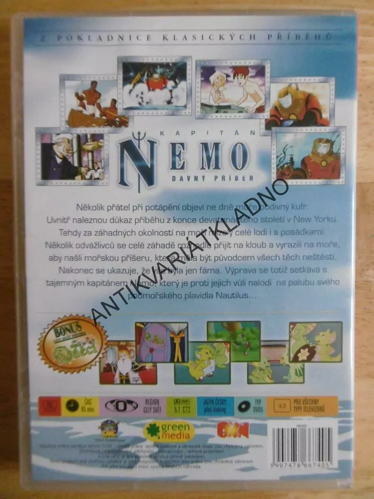 KAPITÁN NEMO, DVD FILM