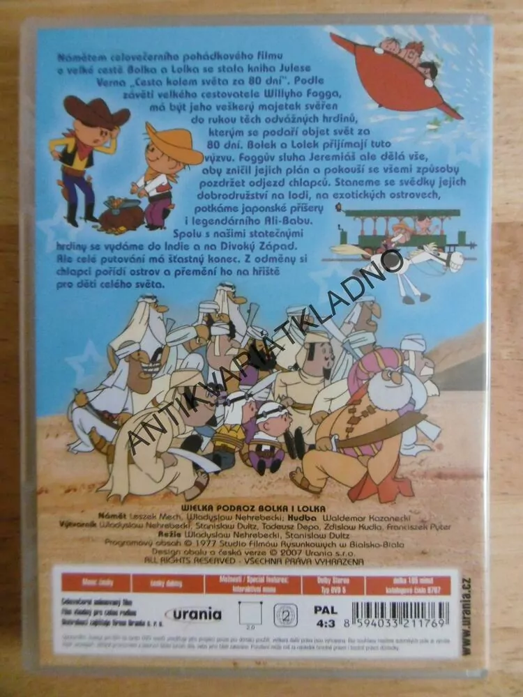 BOLEK A LOLEK, VELKÉ PUTOVÁNÍ, DVD FILM