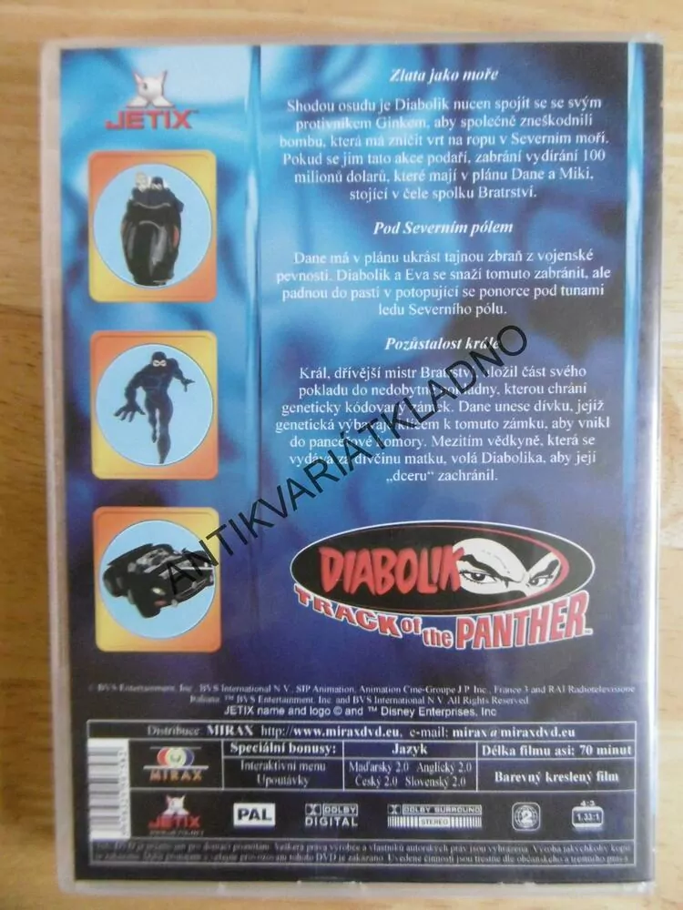 DIABOLIK, TRACK OF THE PANTHER, 1., DVD FILM