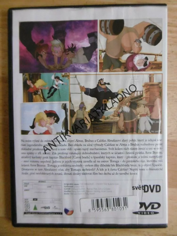 ABRAFAXOVÉ POD ČERNOU VLAJKOU, DVD FILM