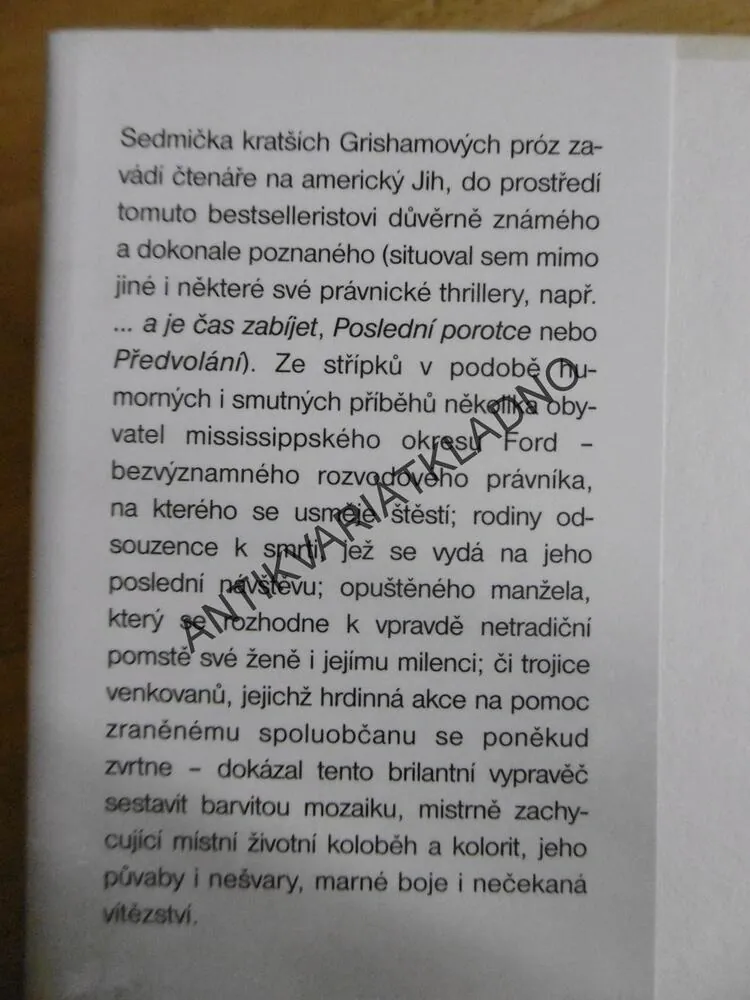 MISSISSIPPSKÉ POVÍDKY, JOHN GRISHAM, **an