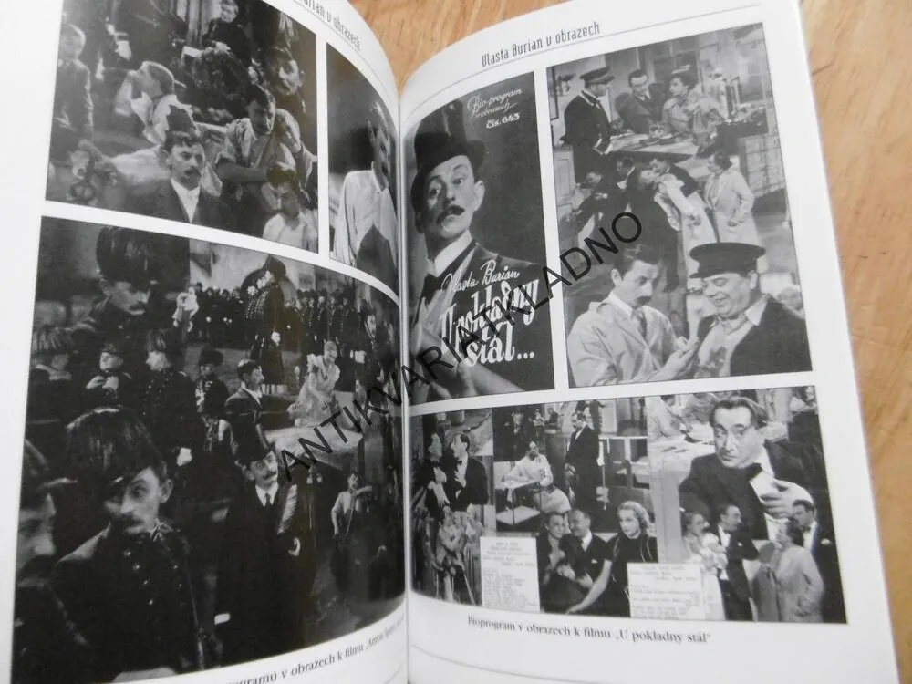 VLASTA BURIAN V OBRAZECH, MILAN WOLF, HEREC, FILM, **an