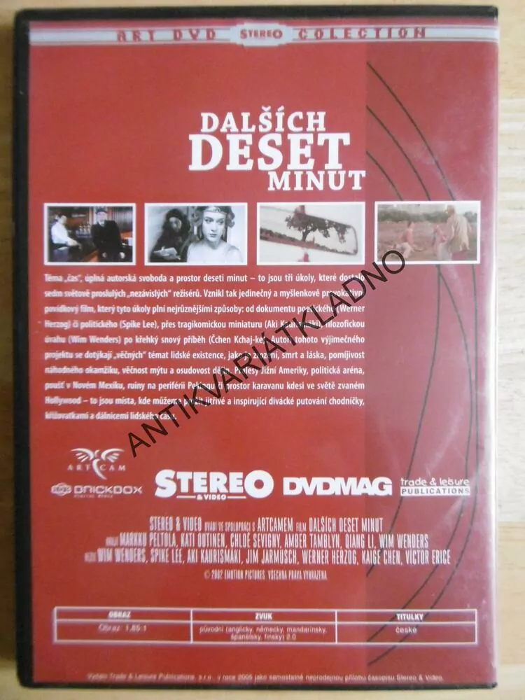 DALŠÍCH DESET MINUT, DVD FILM ART