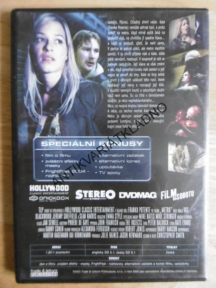 METRO, DVD FILM