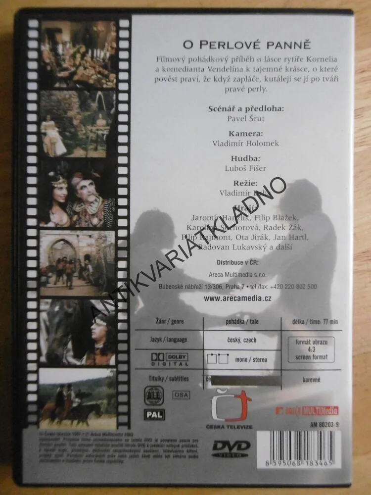 O PERLOVÉ PANNĚ, DVD FILM 
