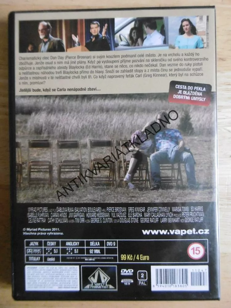 ĎÁBLOVA RUKA, PIERCE BROSNAN, DVD FILM 