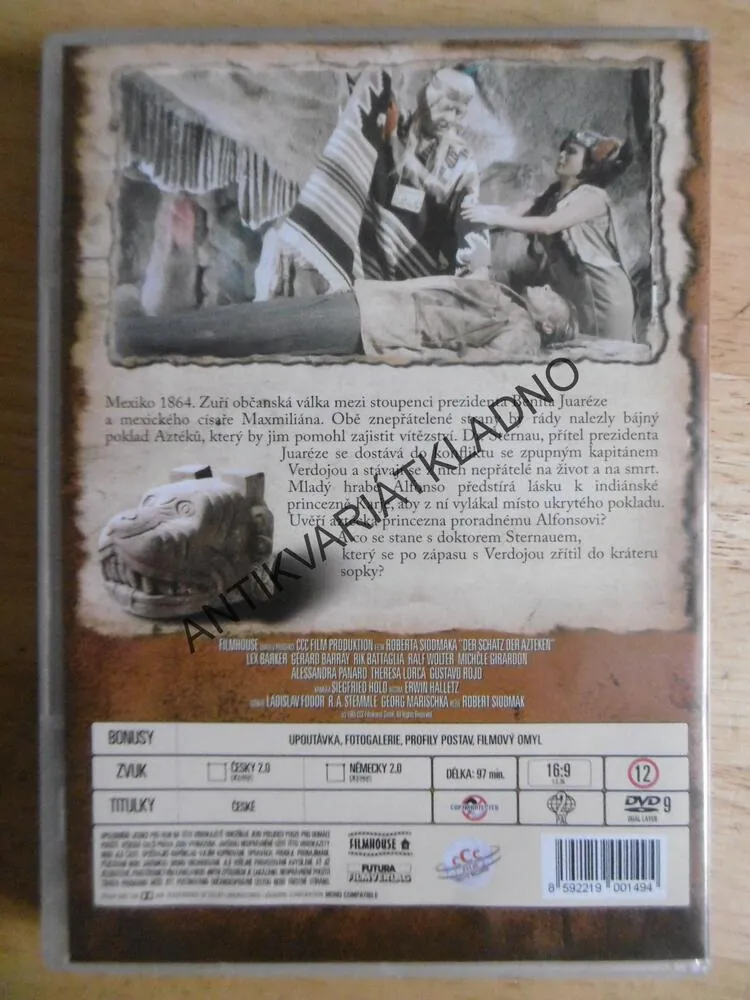 POKLAD INKŮ, KAREL MAY, DVD FILM 