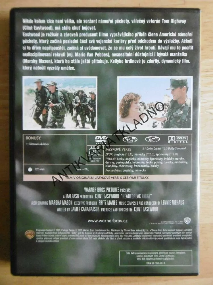 BOJOVÉ NASAZENÍ, DVD FILM 