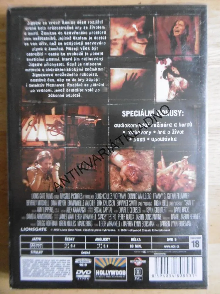 SAW 2., TO BUDE MASAKR, HOROR, DVD FILM