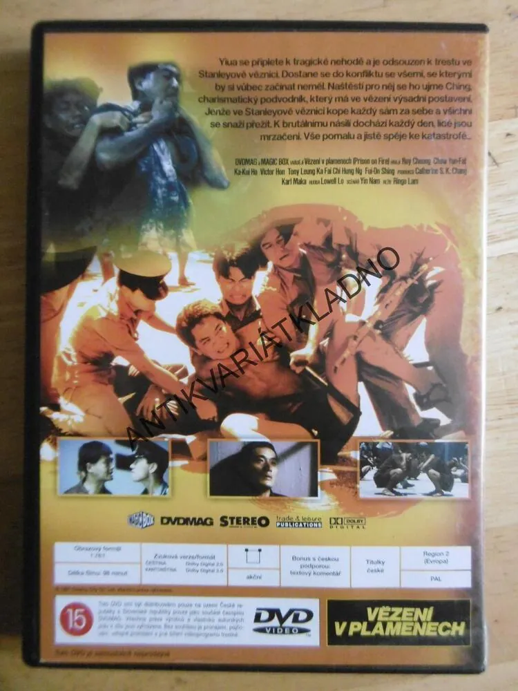 VĚZENÍ V PLAMENECH,  DVD FILM