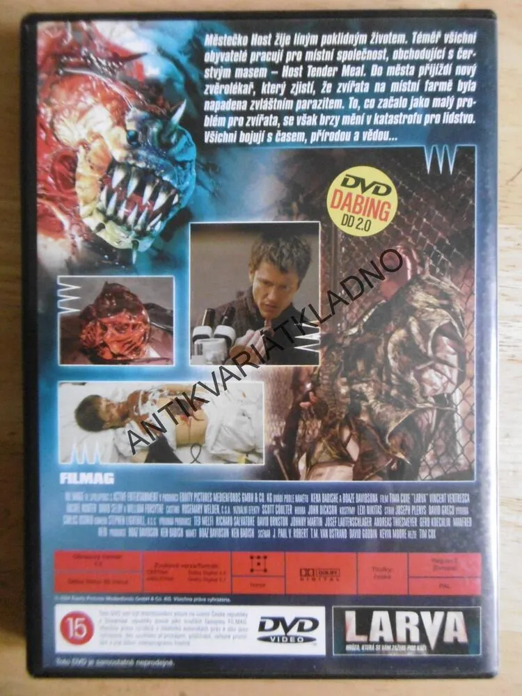 LARVA, HOROR DVD FILM 