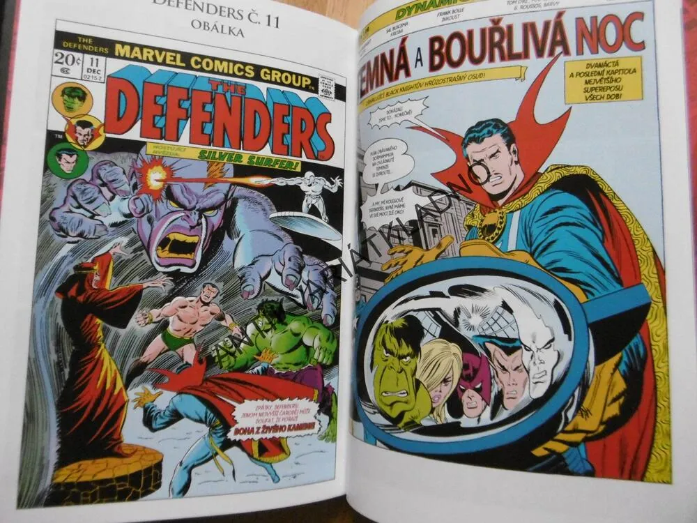 VÁLKA AVENGERS PROTI DEFFENDERS, KOMIKS, MARVEL 110., **an