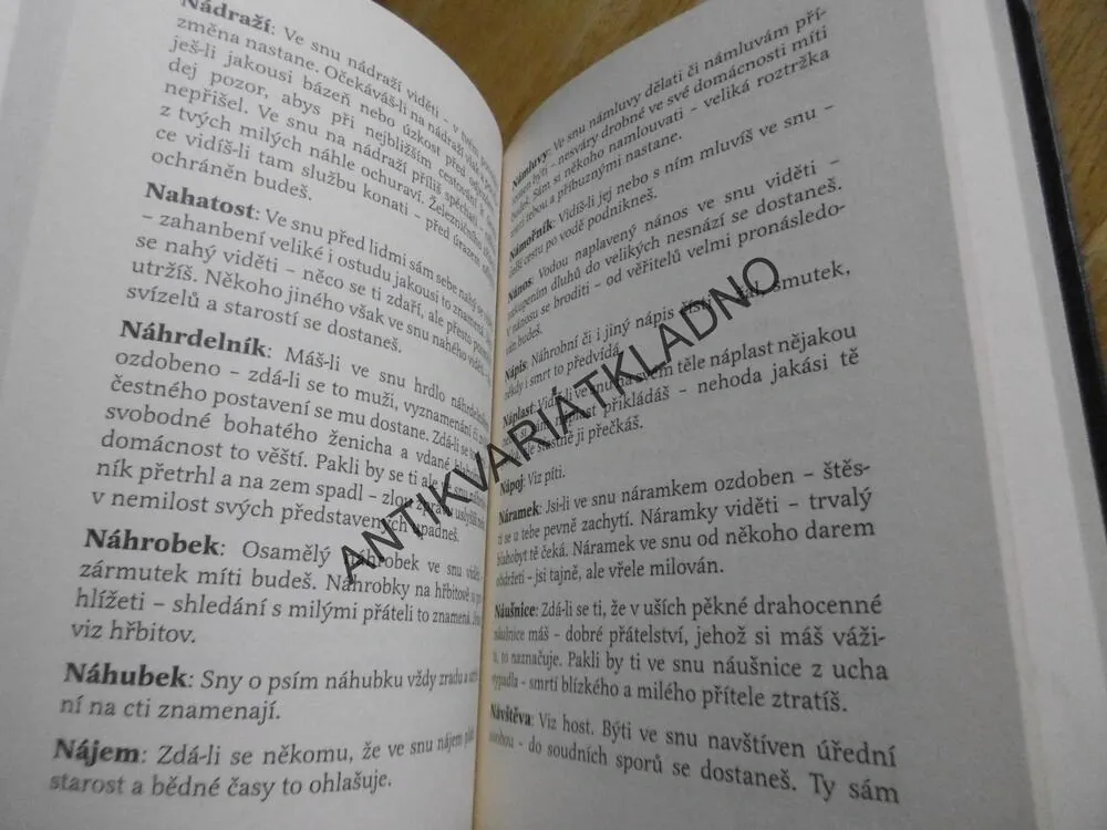 STAROČESKÝ SNÁŘ, HOROSKOP, ASTROLOGIE, **an