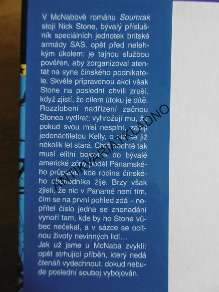 SOUMRAK, ANDY MCNAB, **an