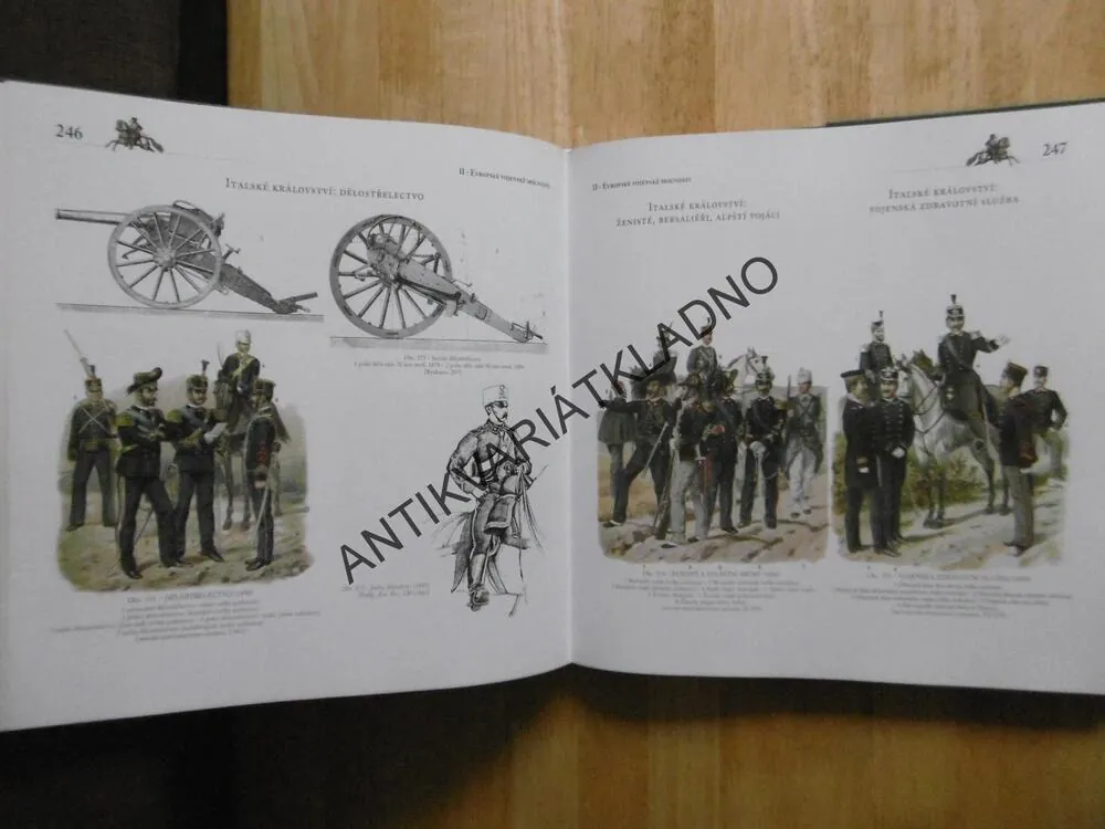 MILITARIA, DĚJINY EVROPSKÝCH ARMÁD A MOCNOSTÍ OD KARLA VELIKÉHO PO ROK 1914, **an