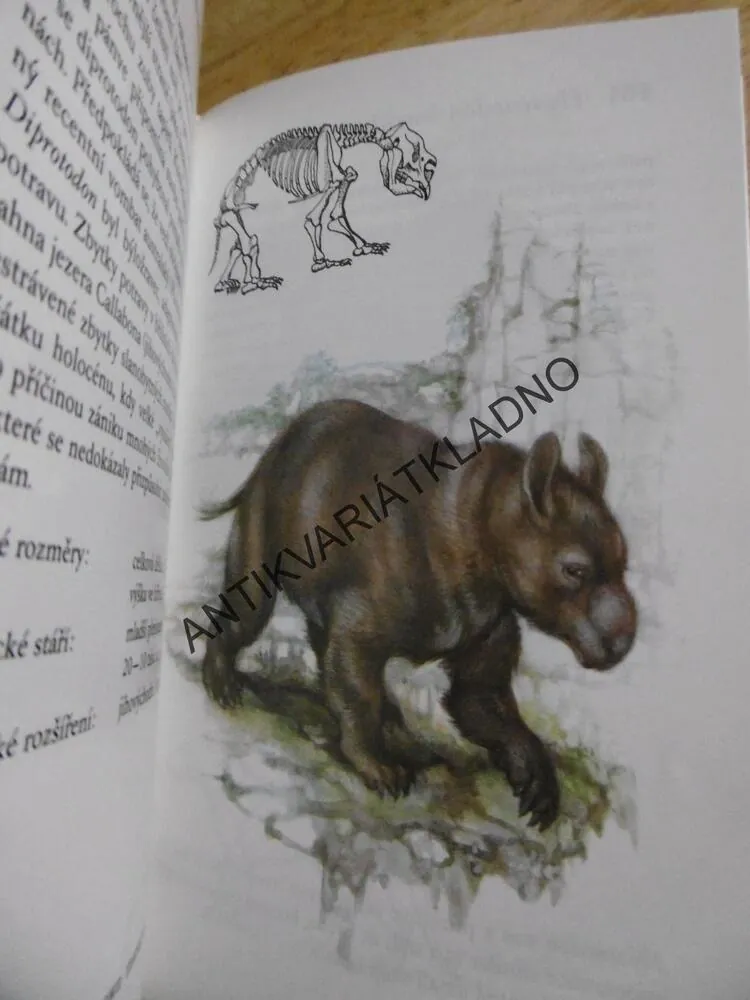 PRAVĚKÁ ZVÍŘATA, JOSEF BENEŠ, ZDENĚK BERGER, **an