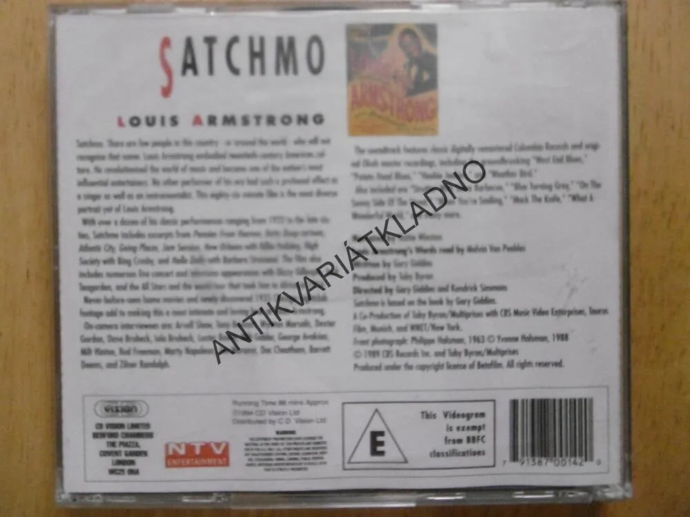 SATCHMO, LOUIS ARMSTRONG, 2 CD