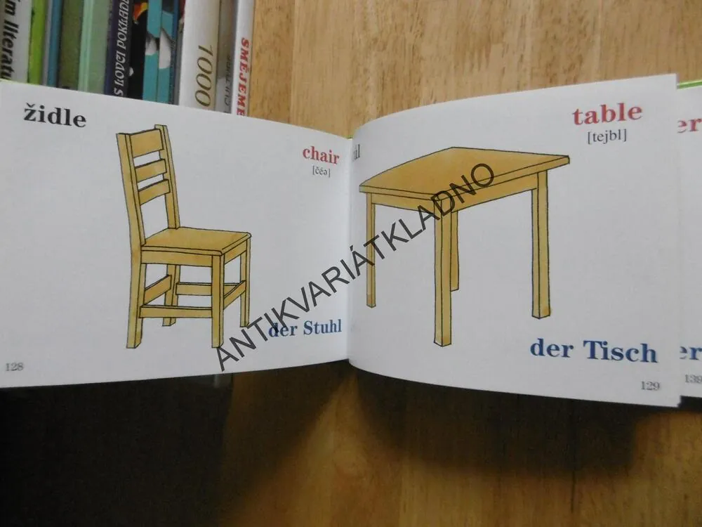OBRÁZKOVÝ SLOVNÍK NĚMECKY, ČESKY, ANGLICKY, EDITA PLICKOVÁ, **an