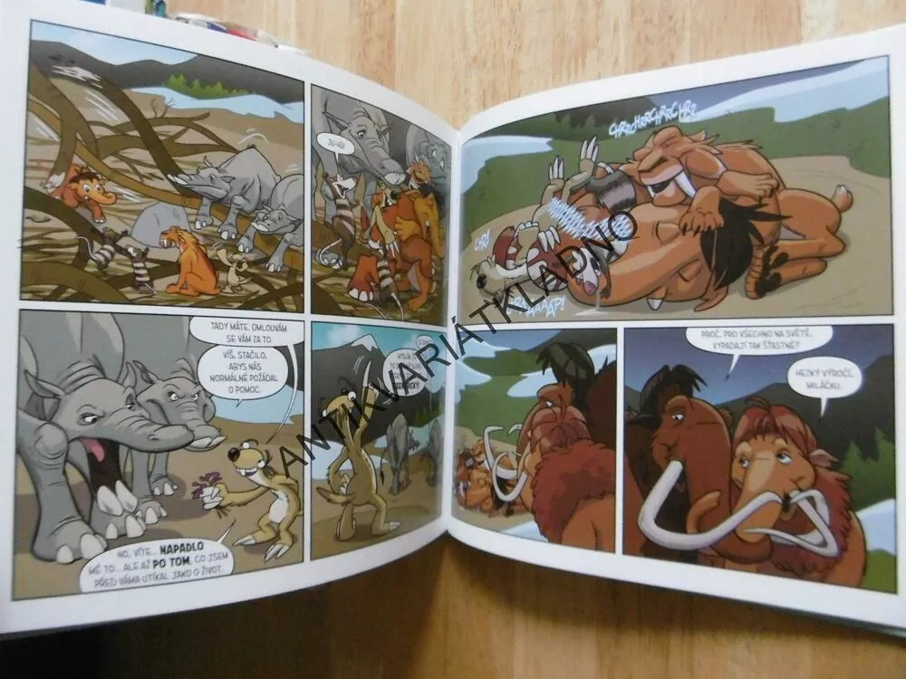DOBA LEDOVÁ, LEDOVÁ DOBRODRUŽSTVÍ, KOMIKS,  **an