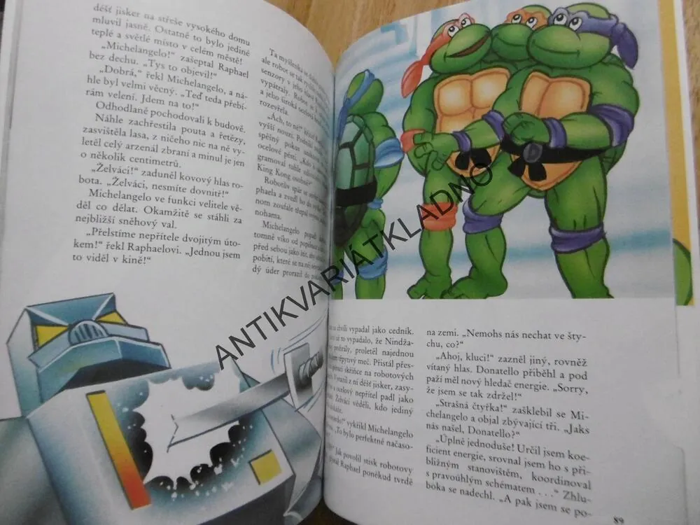 TURTLES, HRDINOVÉ Z PODZEMÍ, ŽELVY NINJA, **an
