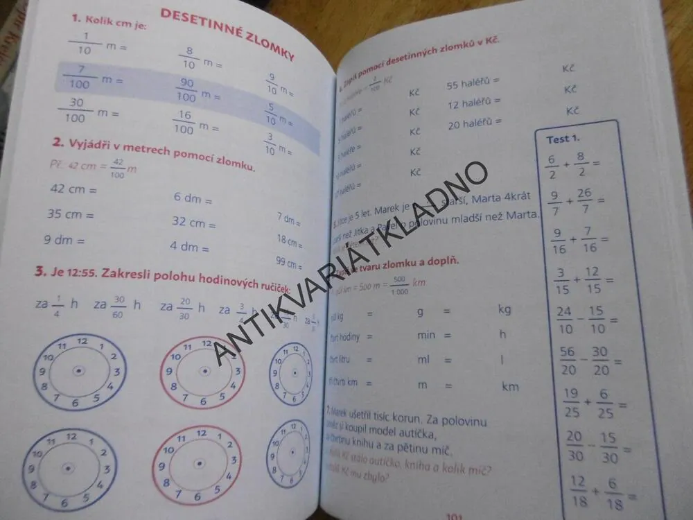 SBÍRKA CVIČENÍ Z MATEMATIKY 1. STUPEŇ ZŠ