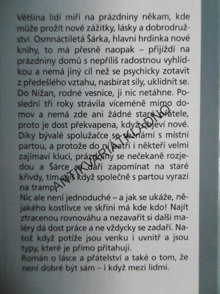 POTÍŽISTKA, LENKA LANCZOVÁ, **an