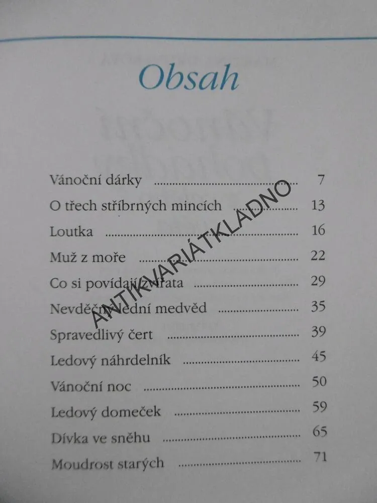 VÁNOČNÍ POHÁDKY Z CELÉHO SVĚTA, MARTINA DRIJVEROVÁ, **an